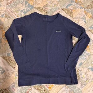 Patagonia Deep Blue Crew Neck Shirt